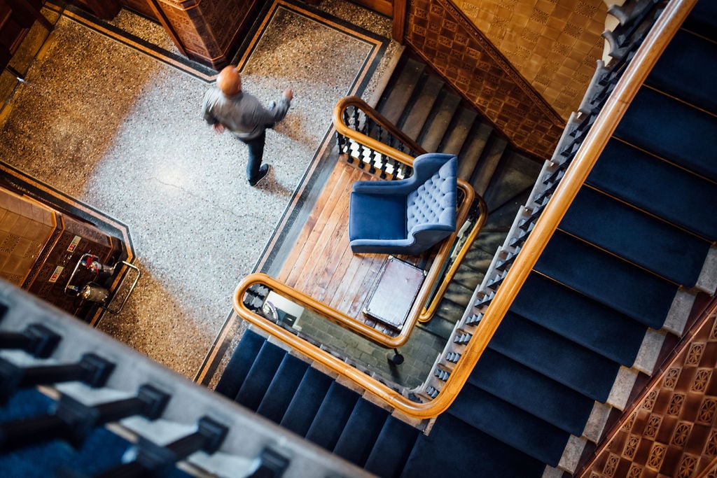 TCN Assay Studios Birmingham View of Entrance with Stairs