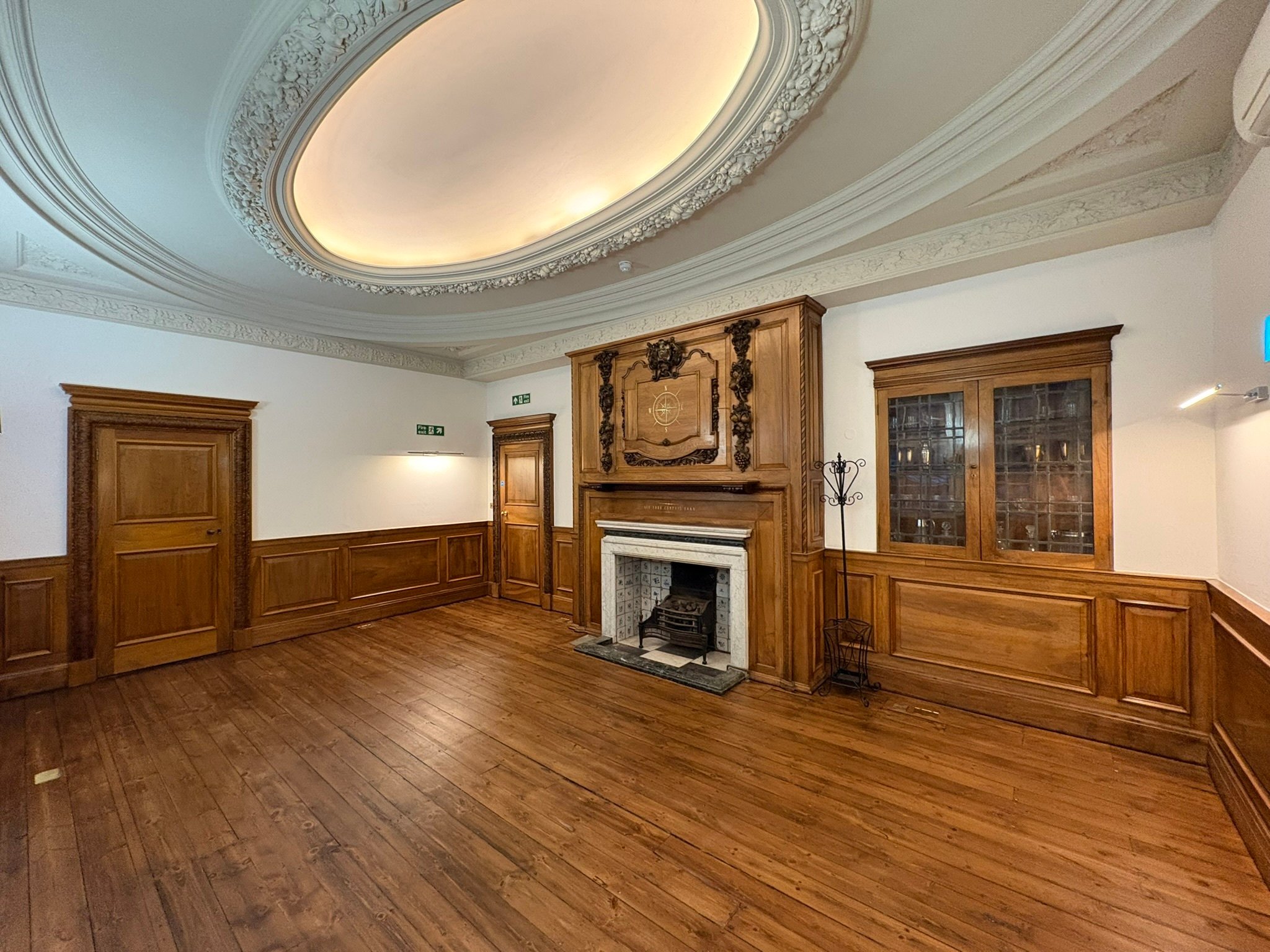 Office unit 1.01 at Assay Studios Birmingham available to rent. A small workspace with original hardwood floors and plaster moulding