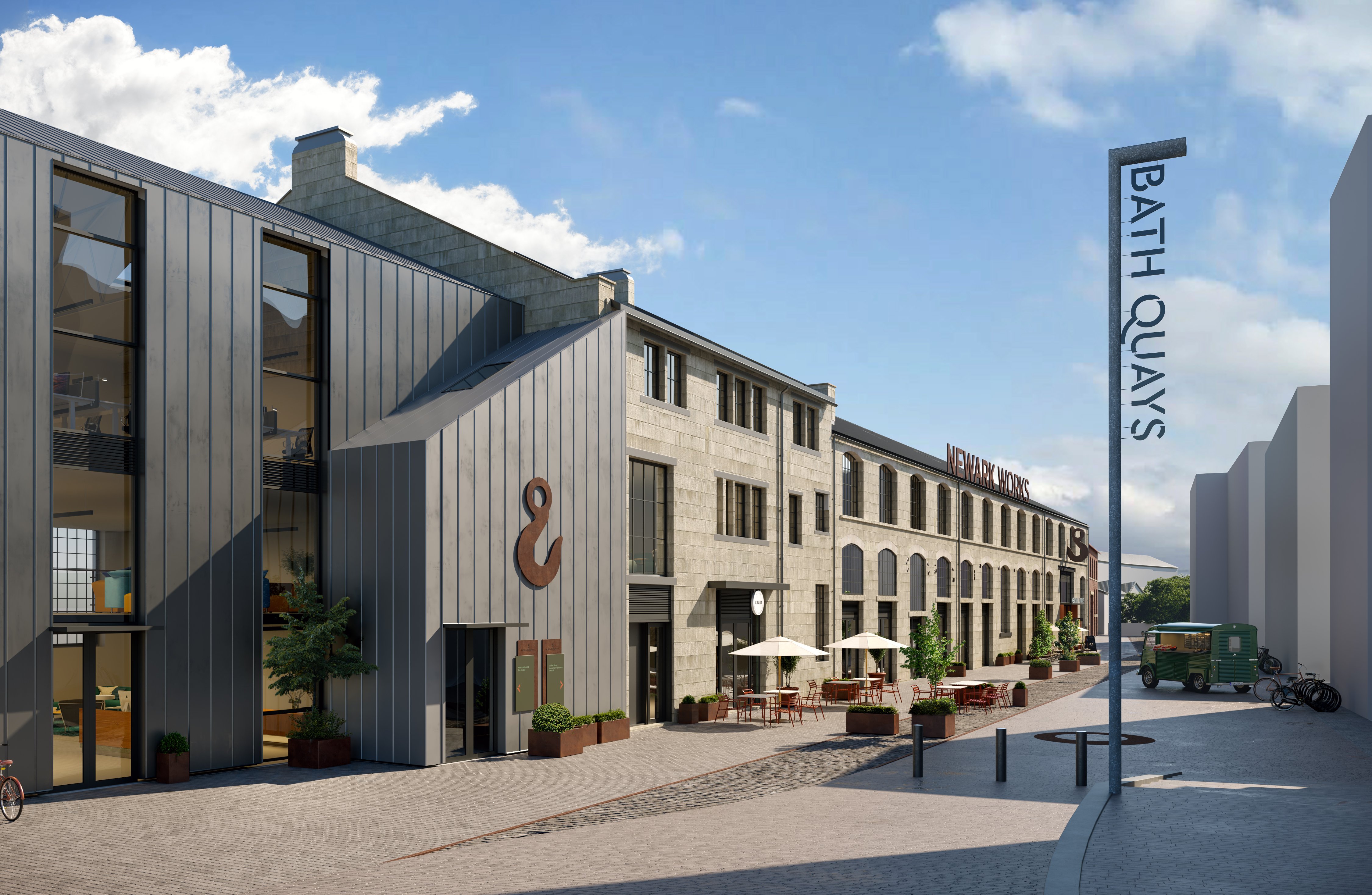 Newark Works Building 4 exterior CGI
