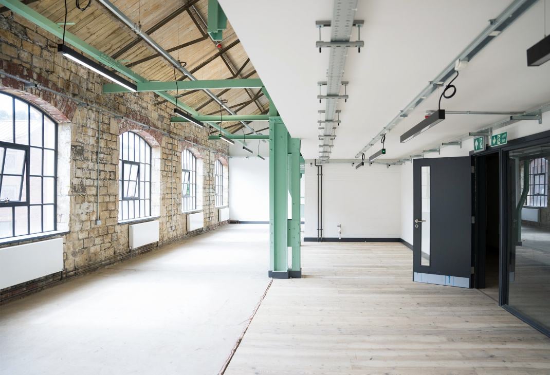 After: Newark Works, creative workspace in Bath, UK