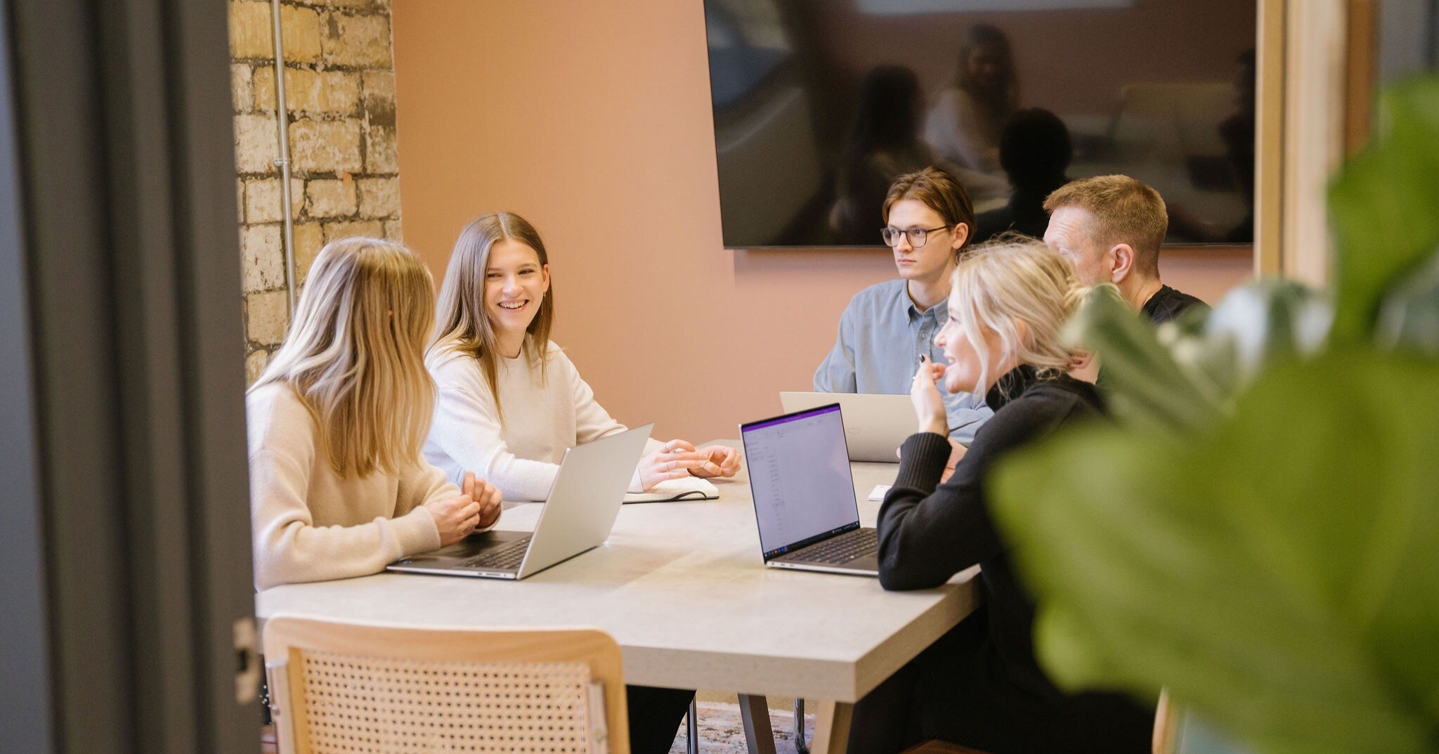 Members in Newark Works meeting room