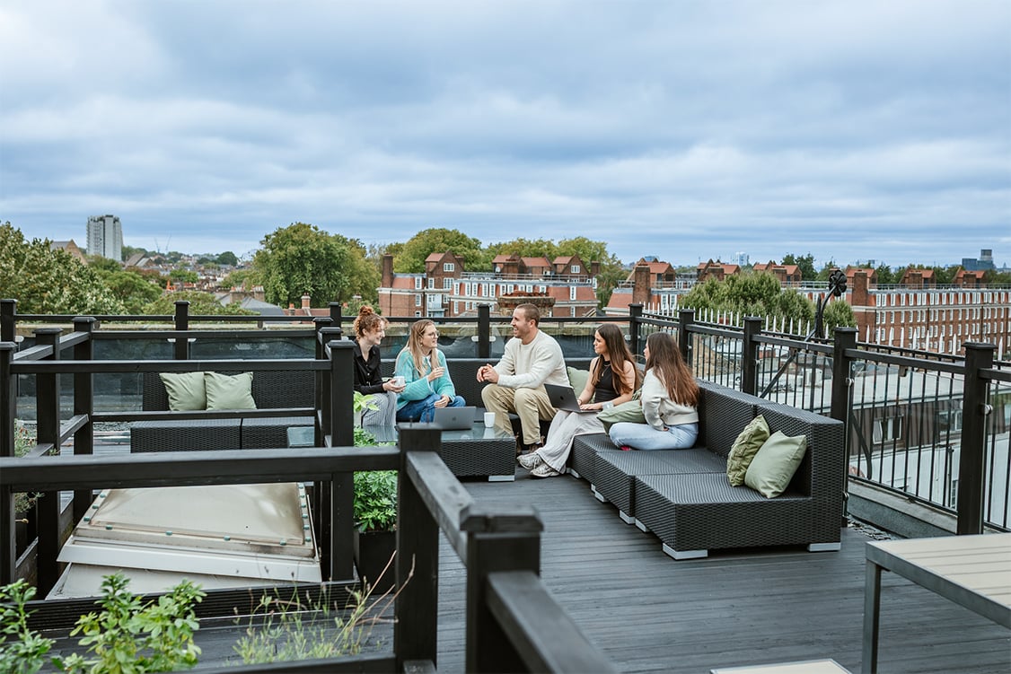 Piano House Brixton office space rooftop terrace