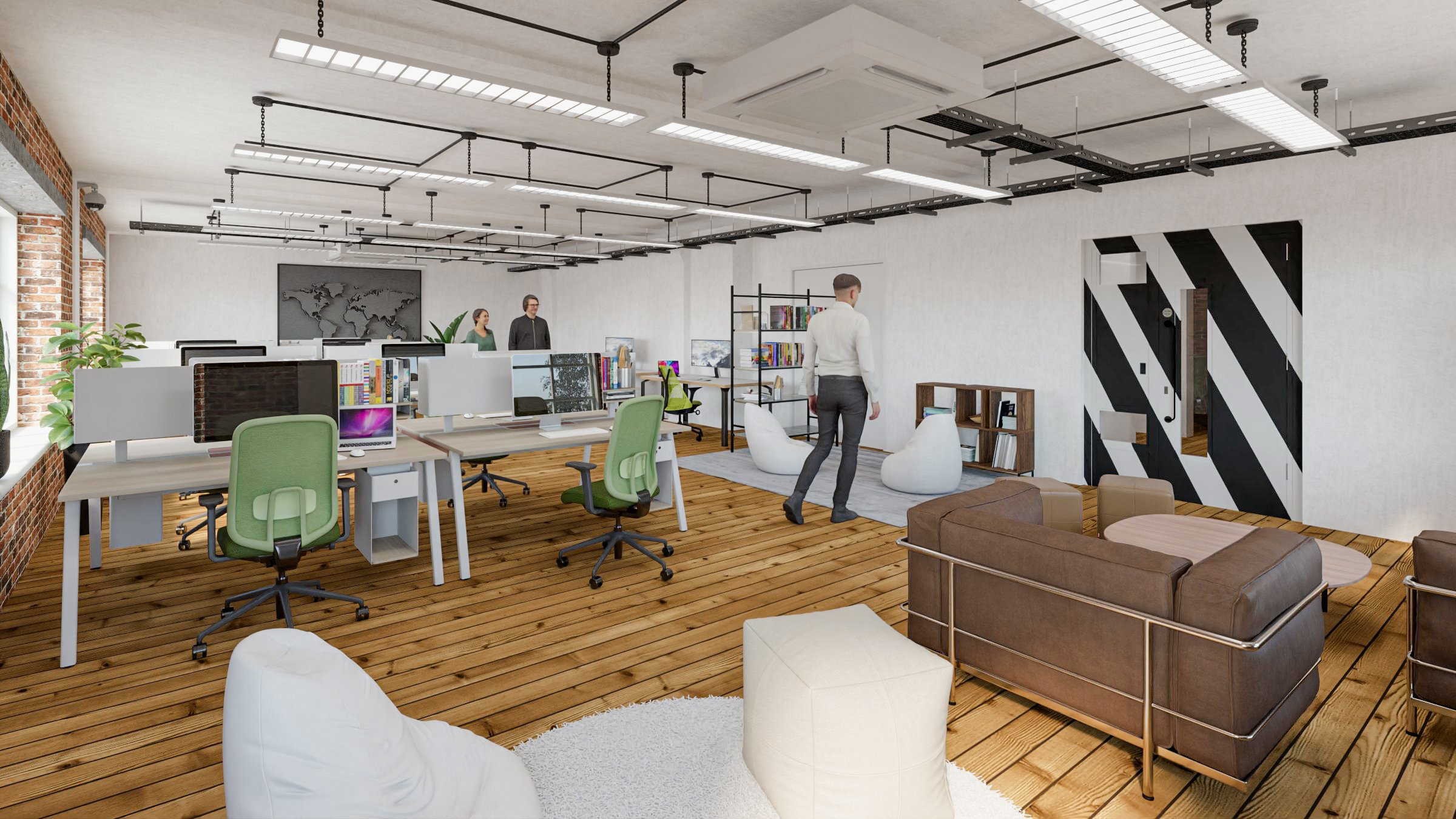 View of office unit 3.01